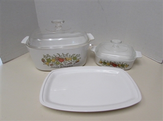 CORNING WARE "MARJOLAINE SPICE OF LIFE" COOKWARE