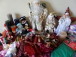 DECORATE FOR CHRISTMAS WITH 20"TALL, FATHER CHRISTMAS, 12" TALL NUTCRACKER, AND MORE