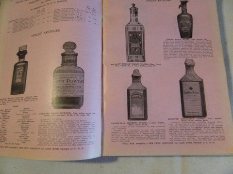 ONE HUNDRED AND TWO YEAR OLD MEDICAL SUPPLY BOOK.   SUPER INTERESTING