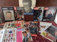 A WINDOW INTO AN HISTORIC EVENT, LOOK, LIFE, NEWSWEEK ETC. MAGAZINES COVERING JFK 