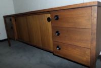 BEAUTIFUL SOLID WOOD CREDENZA MATCHES EXECUTIVE DESK IN LOT #51