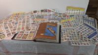 NATIONAL WILDLIFE FEDERATION ANNUAL STAMPS AND ANNUAL ALBUMS 1960-1970 PLUS MORE