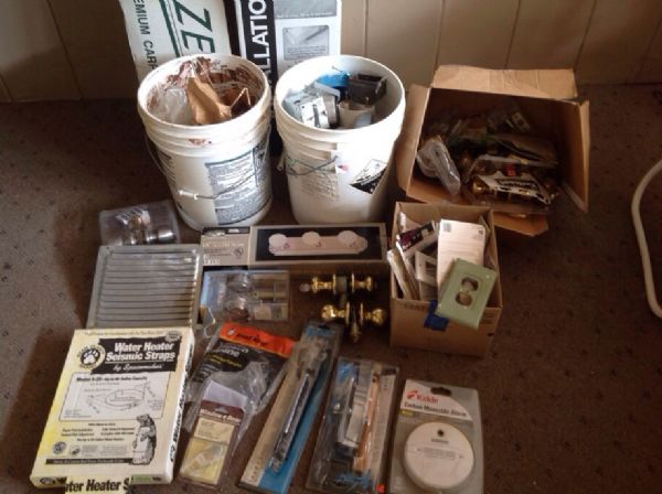 HANDYMAN/LANDLORD LOT WITH LOADS OF MISC. HOME REPAIR ITEMS