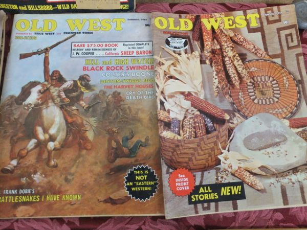THIRTEEN OLD WEST MAGAZINES FROM THE '60s
