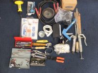 VARIETY OF TOOLS & MISC. GARAGE ITEMS