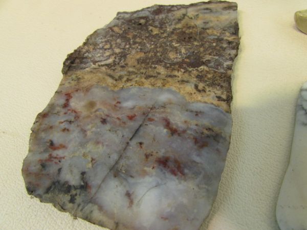 LARGE VARIETY LOT OF  LAPIDARY/TUMBLE ROCK/SLABS 