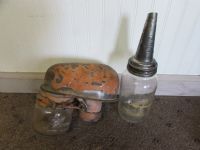 VINTAGE FARMALL TRACTOR FILTER AND OIL JAR
