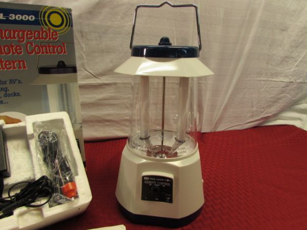 RCL 3000 RECHARGEABLE REMOTE CONTROL LANTERN