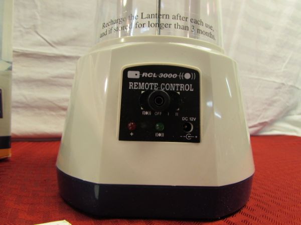 RCL 3000 RECHARGEABLE REMOTE CONTROL LANTERN