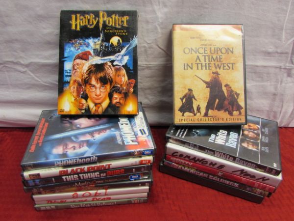 MOVIES - 15 GREAT DVD'S 