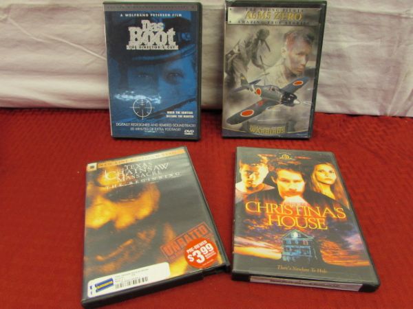 15 DVD'S - ACTION, COMEDY, WAR, DRAMA & MORE