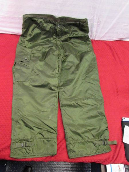 MILITARY ISSUE EXTREME COLD WEATHER PANTS 