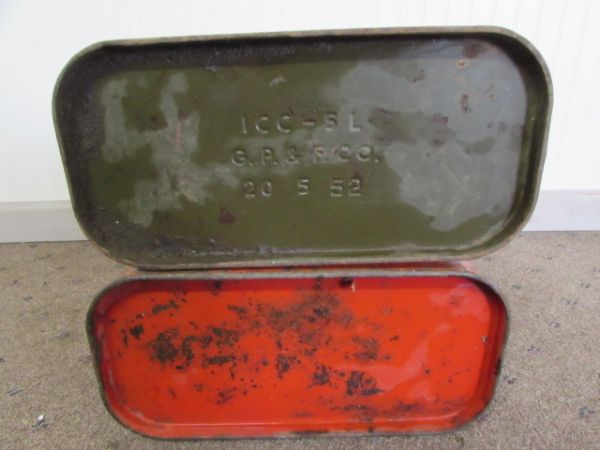 TWO VINTAGE JERRY CANS