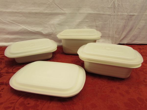 TUPPERWARE ULTRA 21 OVENWARE!  MOSTLY NEW!