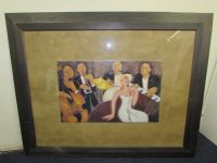 LARGE, NICELY FRAMED LITHOGRAPH - JAZZ MUSICIANS