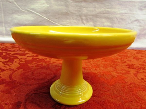 VINTAGE FIESTA SWEETS COMPOTE PEDESTAL CANDY DISH