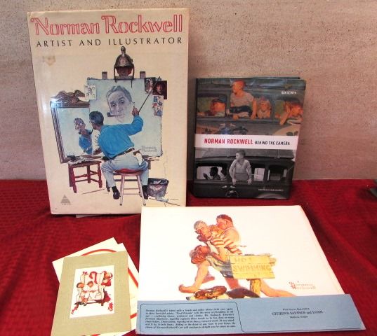 BEAUTIFUL OVERSIZE NORMAN ROCKWELL BOOKS & PRINTS