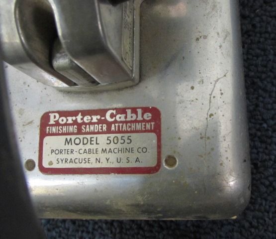 PORTER CABLE 155 ROUTER WITH SANDER & PLANER ATTACHMENTS