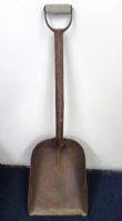 LARGE SCOOP COAL SHOVEL IN WORKING VINTAGE CONDITION