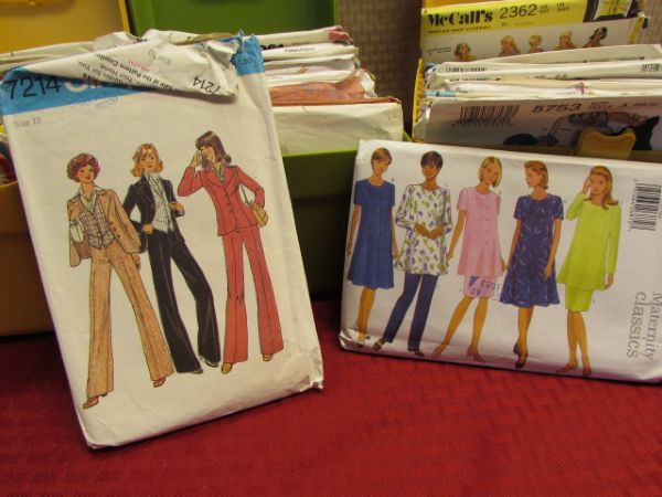 HUGE COLLECTION OF SEWING PATTERNS 