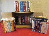 MOVIE COLLECTION-OVER 30 VHS VIDEOS SOMETHING FOR EVERYONE