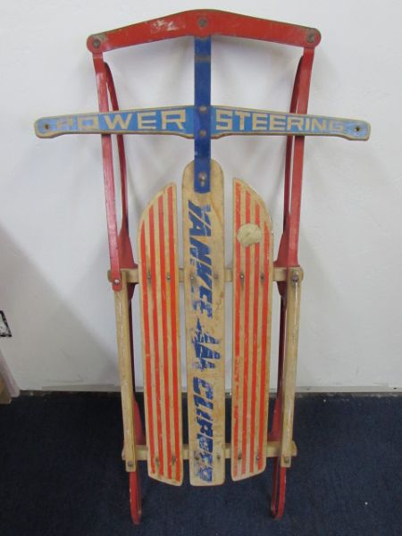 IT WILL SNOW EVENTUALLY!  VINTAGE FLEXIBLE FLYER YANKEE CLIPPER SLED