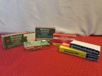 308 AMMO - 2 1/2 BOXES REMINGTON KLEANBORE, A BOX OF WINCHESTER SILVERTIP & CARTRIDGES