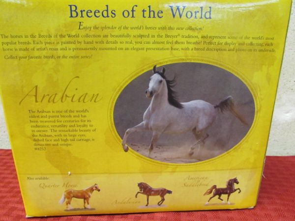 BREYER MODEL HORSE, BREEDS OF THE WORLD,  MUSTANG