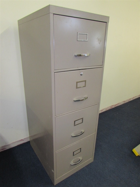 ORGANIZED OFFICE - 4 DRAWER METAL FILE CABINET