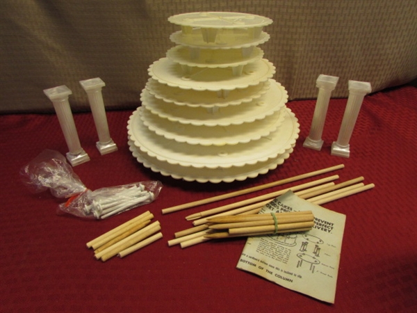 CAKE DECORATING SUPPLIES - PANS, STANDS, PILLARS, MOLDS & MORE