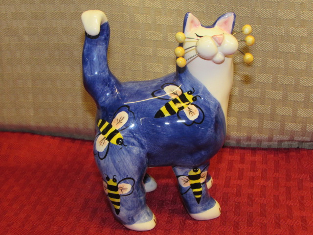 whimsical cat figurines
