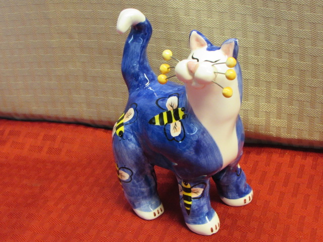 whimsical cat figurines