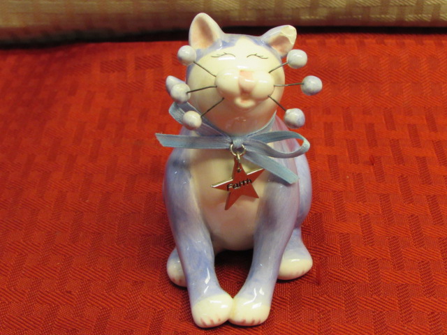 whimsical cat figurines