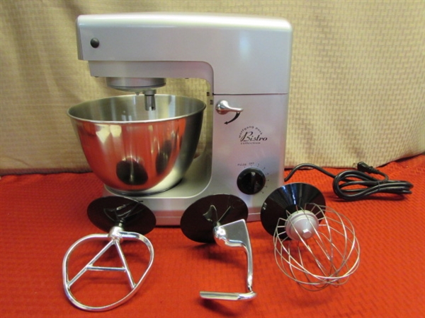 Lot Detail - NEW IN BOX WOLFGANG PUCK BISTRO STAND MIXER