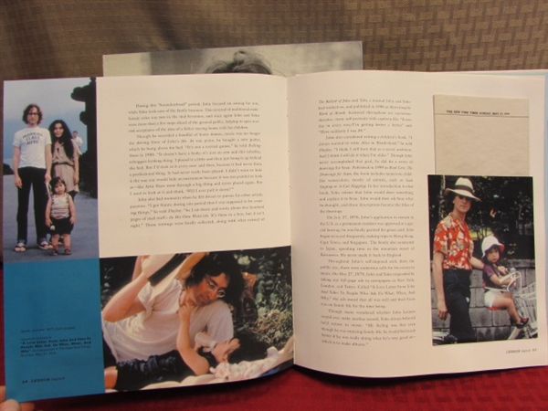 AWESOME LENNON LEGEND: AN ILLUSTRATED LIFE OF JOHN LENNON & PEARL JAM BOOK OF PHOTOS