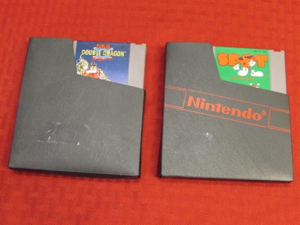 DOUBLE DRAGON II, THE REVENGE & SPOT THE VIDEO GAME- TWO MORE NINTENDO GAMES