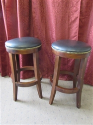 TWO GREAT LOOKING STOOLS FOR YOUR COUNTER OR BAR