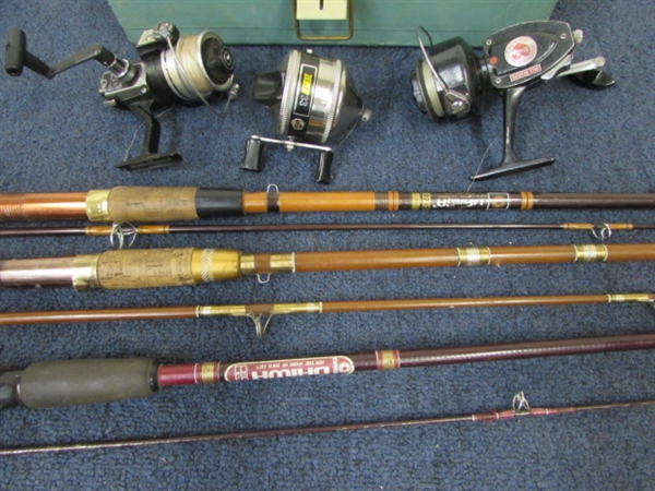 FISHING & FLY FISHING TACKLE,  RODS & REELS