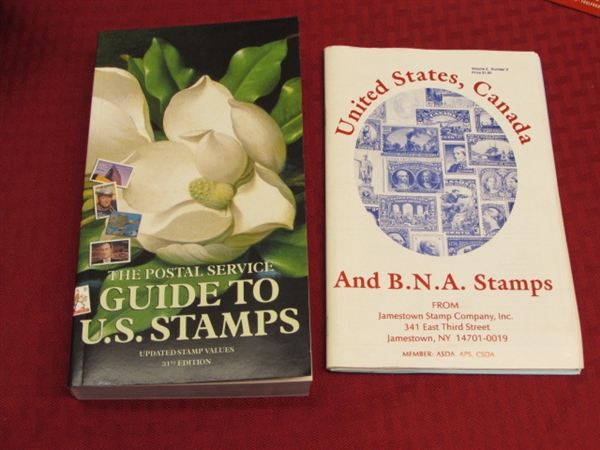 STAMP & COIN COLLECTORS TREASURE HUNT!  VINTAGE STAMPS, STAMP & COIN COLLECTING BOOKS & MORE