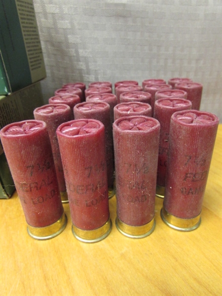 REMINGTON, PETERS & FEDERAL 12 GUAGE SHOTGUN SHELLS