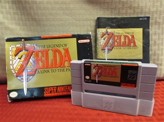 THE LEGEND OF ZELDA A LINK TO THE PAST SUPER NINTENDO GAME