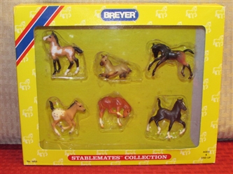 SIX CUTE LITTLE BREYER STABLEMATES COLLECTION HORSES  NO. 5655 