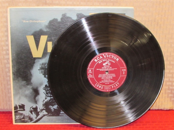 VICTORY AT SEA - SOUNDTRACK FROM NBC TV CLASSIC PRODUCTION 33 RPM RECORD 