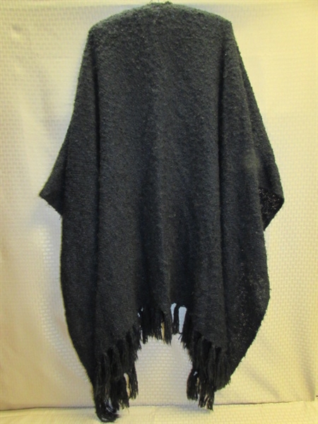 TWO SUPER SOFT & SO STYLISH LADIES SHAWL WRAPS - PERFECT FOR FALL