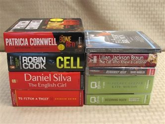 MAKE YOUR NEXT ROAD TRIP A MYSTERY-NINE BOOKS ON CD 