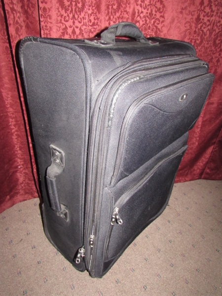 PLANNING A TRIP?  TWO LARGE ROLLING SUITCASES FOR ALL YOUR TRAVEL NECESSITIES