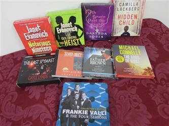 LOTS OF MYSTERY BOOKS 8 IN ALL ON CDs & MORE