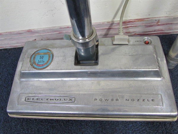 VERY NICE ELECTROLUX SUPER J CANISTER STYLE VACUUM WITH ATTACHMENTS
