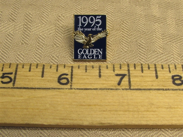 COMMEMORATIVE 1995 THE YEAR OF THE GOLDEN EAGLE PIN