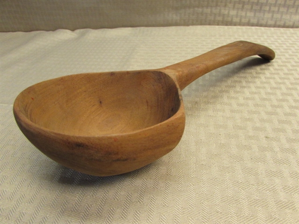 HANDCARVED WOODEN SPOON MADE IN HAITI